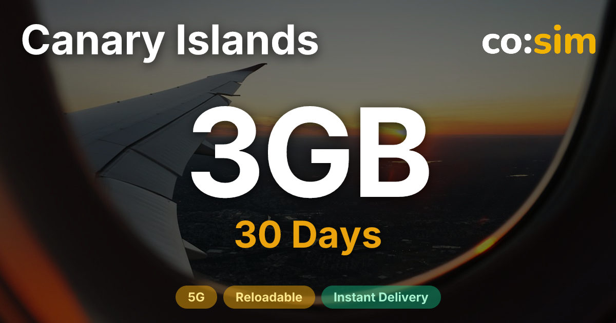 Canary Islands eSIM — 3GB